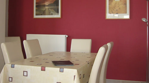 eetkamer appartement te huur Blankenberge